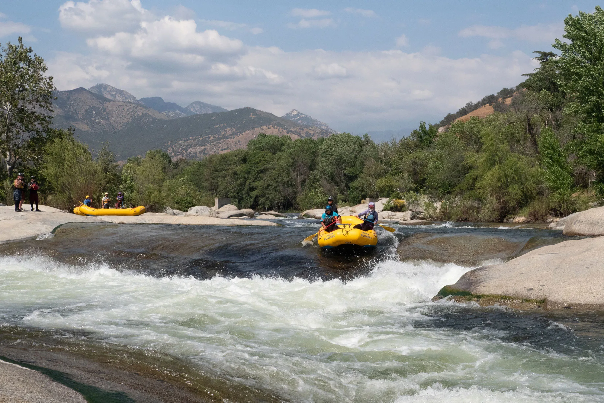 Whitewater rafting on The Kaweah River