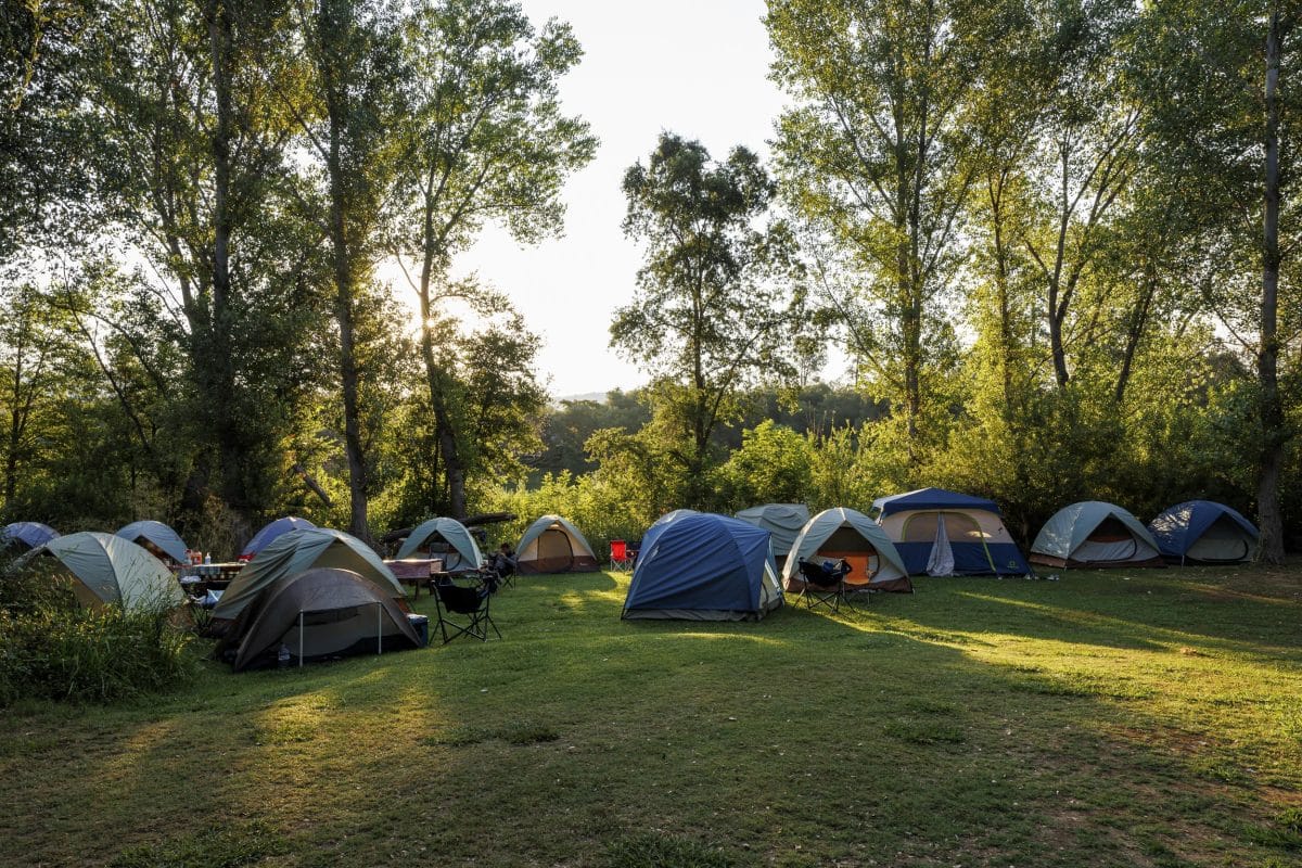 River Runners Camp in the morning light